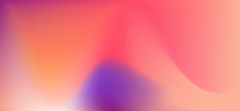 Blurred color gradient background, abstract red grain gradation texture, vector soft peach purple  texture blur abstract background