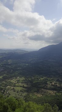 A sanctuary dedicated to Jesus in the mountains of the province of Avellino in Montella. Italy.