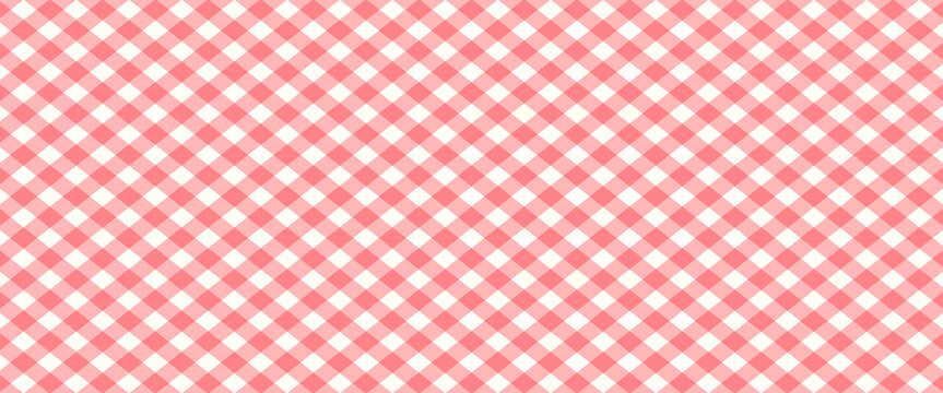 Halloween plaid tablecloth with red checkered pattern background. Isolated flat vector illustration.eps.10