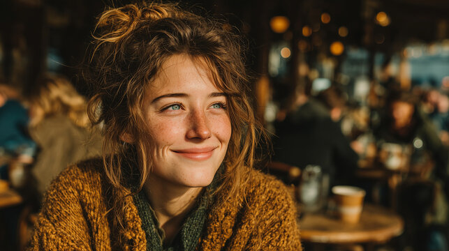 Realistic photography of smiling people of diverse nationalities