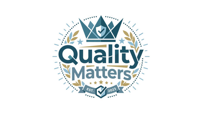 Quality Matters Elegant Typography Design for Professional Business Branding