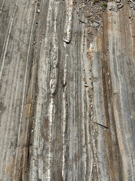 Quartz filled granite on maine coast
