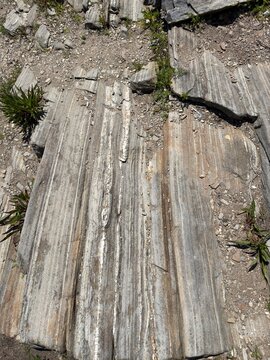 Quartz filled granite coastline