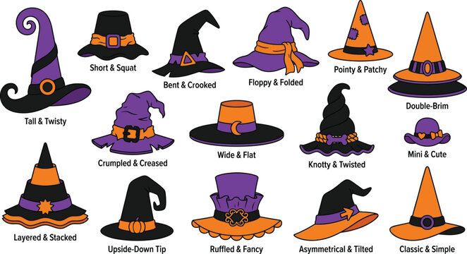 Halloween witch hats 13 unique styles for spooky season