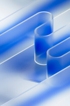 Abstract Curved Glass Architecture