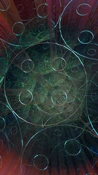 Abstract Quantum Network and Energy Flow Background