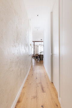 Bright Apartment Hallway