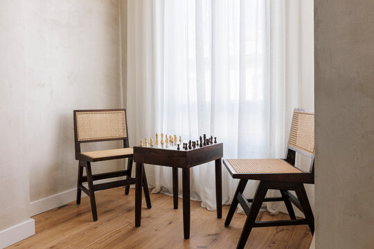 Chess Corner by the Window