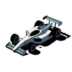 Fototapeta premium Racing Car Speed Fast Vehicle.