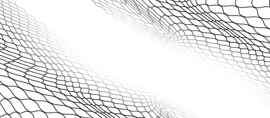 Mesh texture for fishing nets. Seamless pattern for sportswear or soccer goal, volleyball net, basketball hoop, hockey, athletics. Abstract net background for sports © Asmai