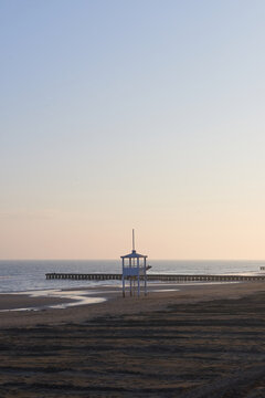 Coastal Watchtower at Dusk