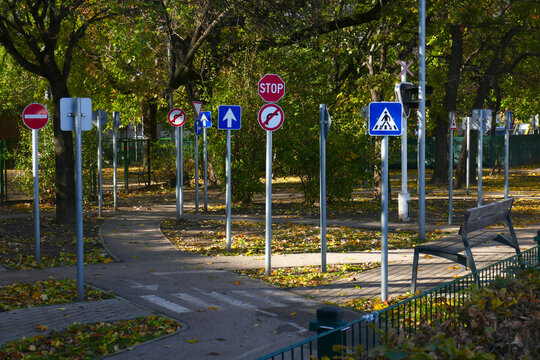 Verkehrs&uuml;bungsplatz in Budapest