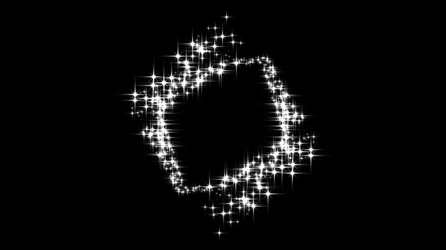 Glitter sparkle shine stars trail burst, white twinkling particles animation, magic dust glow sparkle effect, fairy dust trail transition on black screen, magic dust, pixie dust path.4k animation