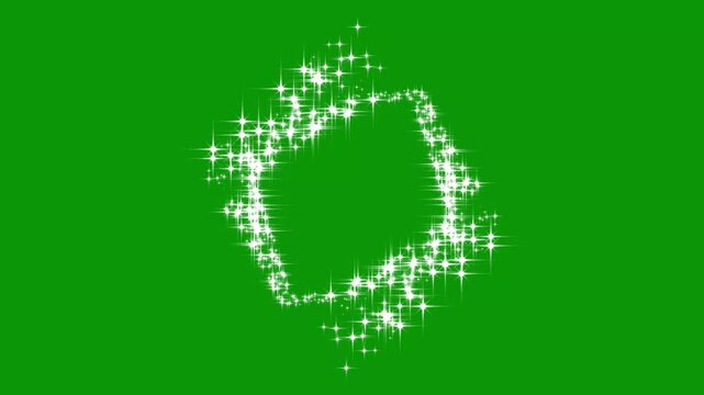 Glitter sparkle shine stars trail burst, white twinkling particles animation, magic dust glow sparkle effect, fairy dust trail transition on green screen, magic dust, pixie dust path.4k animation