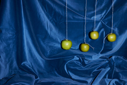 Four Apples on the Right Side