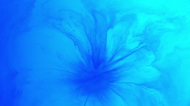 Blue blobs flowing abstract liquid texture creating calming artistic background
