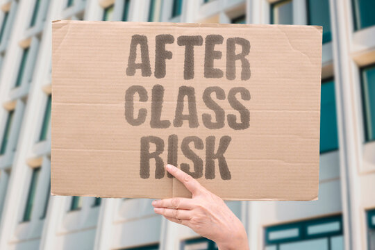 "After Class Risk" Teacher staying too long concerns everyone. AFTER. CLASS. RISK. TEACHER. STAYING.