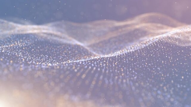 Abstract soft pastel particle wave flowing smooth background 抽象的な淡いパステルカラーの粒子ウェーブが流れるスムーズな背景