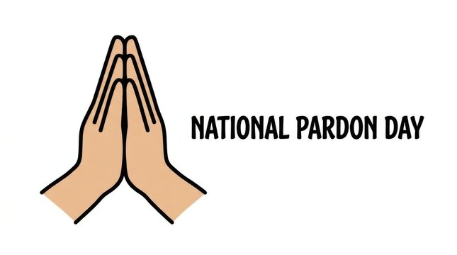 Praying hands National Pardon Day