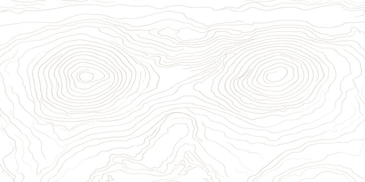 Double circular topographic contour map lines pattern with topography elevation cartography geography abstract circular landscape geometric minimalist topographic navigation technical