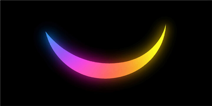 Abstract Blue Fire Background with Glowing Moon Light Cosmic Flames Energy Waves and Dark Space Sky Vector Illustration