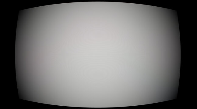 Vintage CRT television screen overlay with realistic distortion, rounded corners, noise, and retro vignette isolated on black background for dynamic video effects