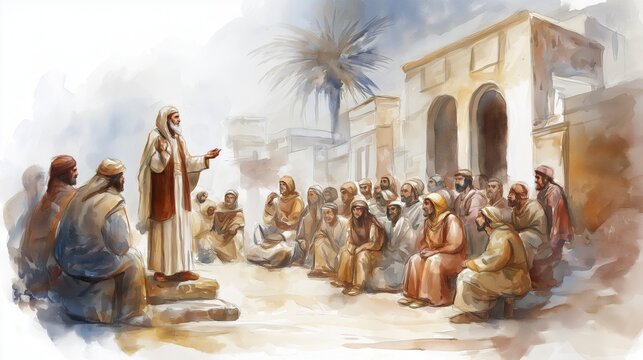 As the Christian elder speaks with conviction to the gathered believers, the moment reminds us that faithful teaching strengthens hearts to remain steadfast amid the distractions of the world.
