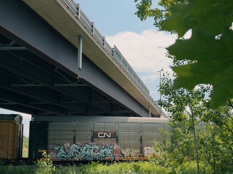 Chemin de fer au Canada, Le Canadien National, CN. 