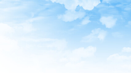 The sky is blue with a few clouds scattered throughout. Sky white clouds natural air background texture © Sharmin
