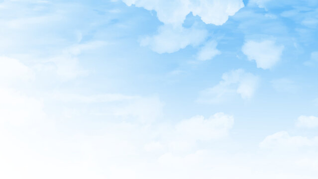 The sky is blue with a few clouds scattered throughout. Sky white clouds natural air background texture