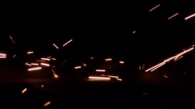 Spark animated glowing particles creating energetic cinematic light effects beautifully