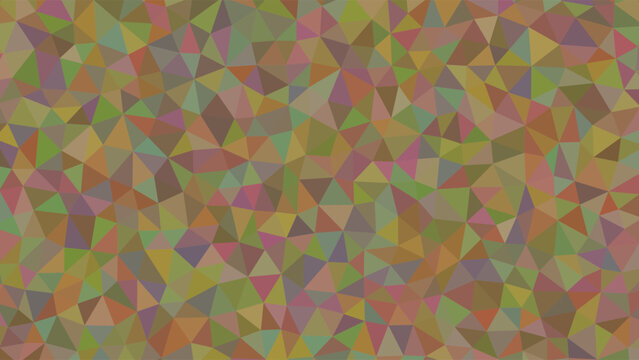 Abstract polygonal texture with colorful triangles; low poly geometric background; multicolored mosaic pattern for creative design projects