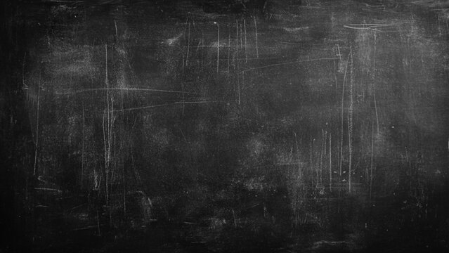 Old black scratchy school board. copy space for text.