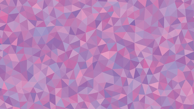 Geometric, polygonal background, pink purple mosaic pattern, abstract vector design