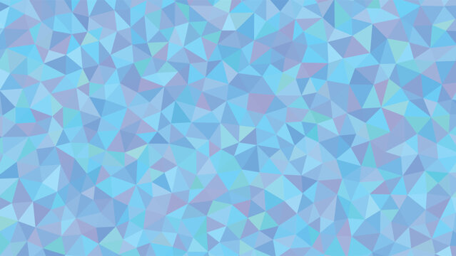 Geometric, abstract background, blue mosaic pattern, low poly design, texture