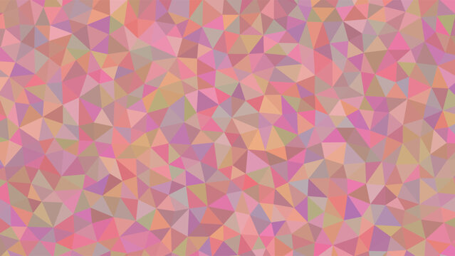 Geometric, Low Poly, Pink, Purple, Background, Mosaic Pattern, Vector Design