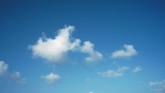 clouds in blue sky