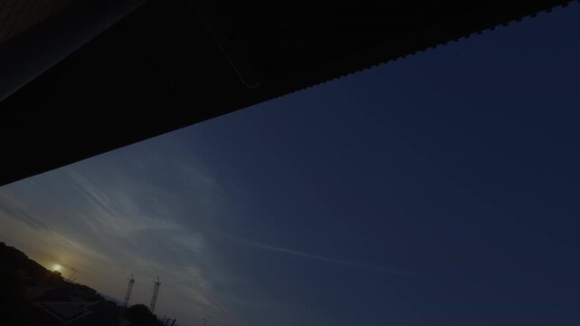 ( HDR PQ 10bit Super Slow Timelapse like Wallpaper ) &ndash; Light Rising Quietly Over the City, in a Tokyo Suburban Area / Seamless Dawn Timelapse vol 1