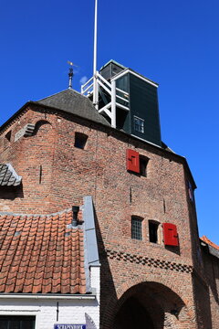 Blick in die Altstadt von Harderwijk in der Niederl&auml;ndischen Provinz Gelderland	