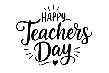 Fototapeta premium Happy teacher's day
