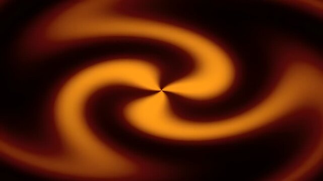 Abstract Orange and Brown Swirl Background Loop
