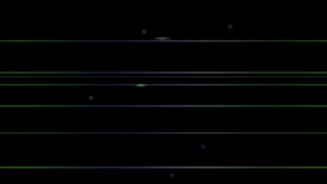Glitching horizontal lines loop seamlessly on a dark background with digital distortion effects