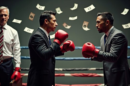 The Money Match: Two Corporate Titans Battle it Out in the Boxing Ring with Cash on the Line