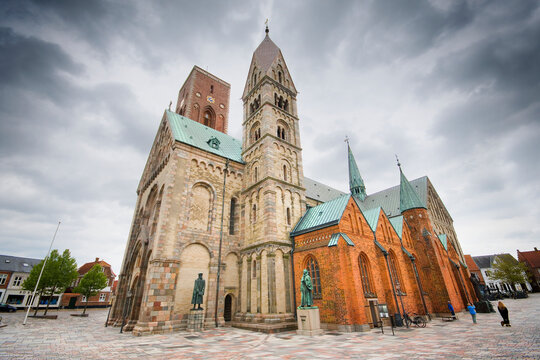 Our Lady Maria Cathedral in Ribe on the west coast of southern Jutland, Denmark