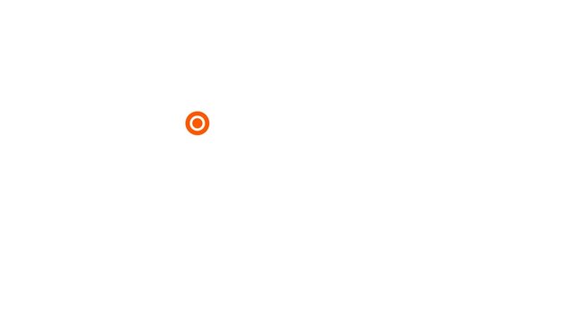 Cartoon businessman throwing giant arrow at KPI target seamless loop animation on white background