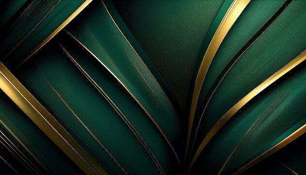Abstract Modern Dark Premium With Luxury Green Background
