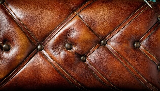 Old Vintage Brown Leather Background