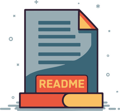 Flat Design Readme File Icon