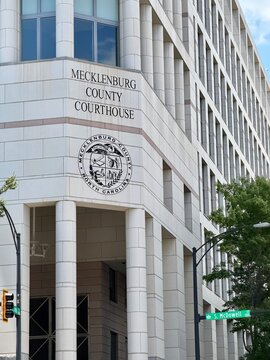 The Mecklenburg County Courthouse in Charlotte, NC