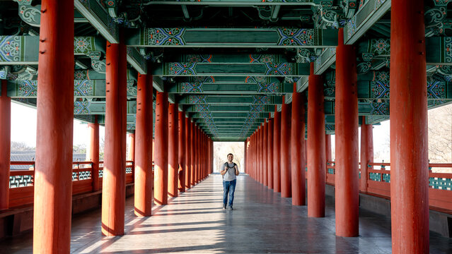 Stunning architecture of Woljeonggyo Bridge in Gyeongju